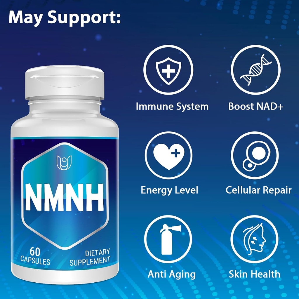 NMNH (Dihydronicotinamide Mononucleotide), NAD Supplement to Boost NAD+ Levels as We Age (May Be More Effective Than Nicotinamide Riboside) - 240 Count (240 Servings) 4