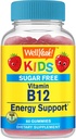 WellYeah Kid's Vitamin B12 1000mcg Sugar Free Gummies | Dietary Supplement | for Energy and Metabolism Support | Strawberry Flavor | 60 Count 2