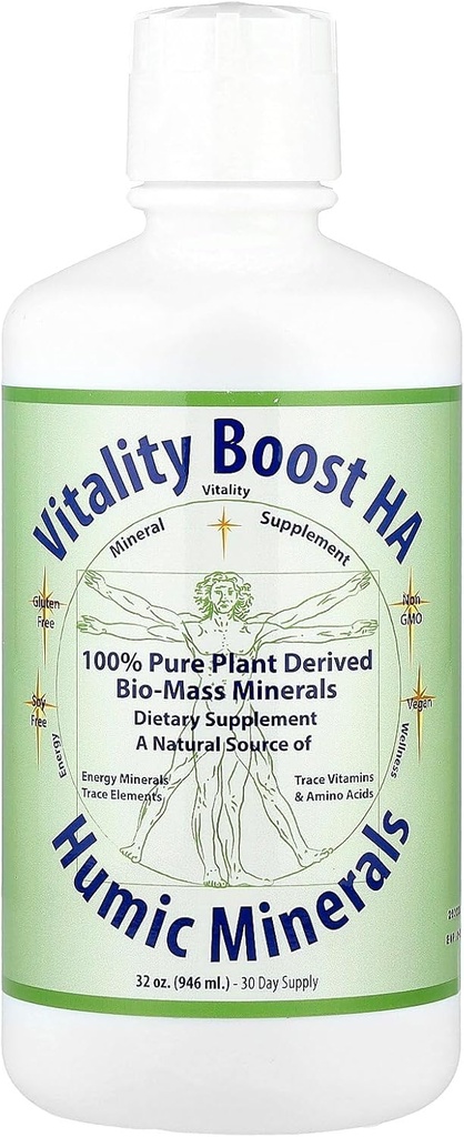 Vitality Boost HA, Humic Minerals, 32 oz (946 ml) 2