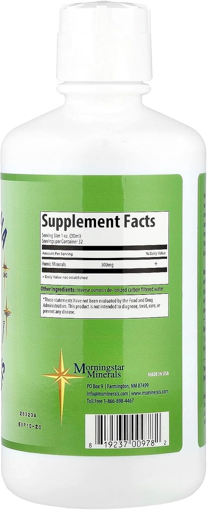 Vitality Boost HA, Humic Minerals, 32 oz (946 ml) 3