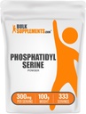 BulkSupplements.com Phosphatidylserine Powder - Phosphatidylserine Supplement, Sourced from Soy Beans - 300mg per Serving (60mg of Phosphatidylserine), 100g (3.5 oz) (Pack of 1) 2