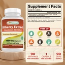 Best Naturals Bilberry 1000 Mg 90 Capsules (90 Count (Pack of 3)) 3
