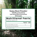 Holistic Bin Wild Harvested Root Ginseng Powder – Brazilian Suma Root Ginseng for Tea & Smoothies – Adaptogen Extract – Non GMO – 50 Grams 3