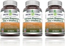 Amazing Formulas Calcium Magnesium Zinc with Vitamin D3 Supplement | Non-GMO | Gluten Free | Made in USA (300 Count | 3 Pack) 2