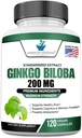 Ginkgo Biloba Extract 200mg, Organic Ginkgo Biloba Extract, Ginkgo Biloba Supplements, Ginkgo Biloba Extract, Ginkgo Biloba Organic, Ginkgo Biloba Pills, Ginkgo Biloba Capsules, 120 Vegan Capsules 2