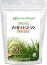 Z Natural Foods Organic Wheatgrass Powder, Green Superfood Powder for Smoothies, Juices, Shakes, and Recipes, Nutrient-Rich Powder, 100% Pure, Raw, Non-GMO, Vegan, Gluten-Free, 87 Servings, 1 lb 2