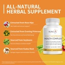 4-in-1 Women’s Hormonal Balance Complex | Rosehip, Pueraria & Evening Primrose with Soy Isoflavones | Menstrual Cycle, Menopause, Energy Level & Healthy Skin Support 180 Vegan Capsules 3