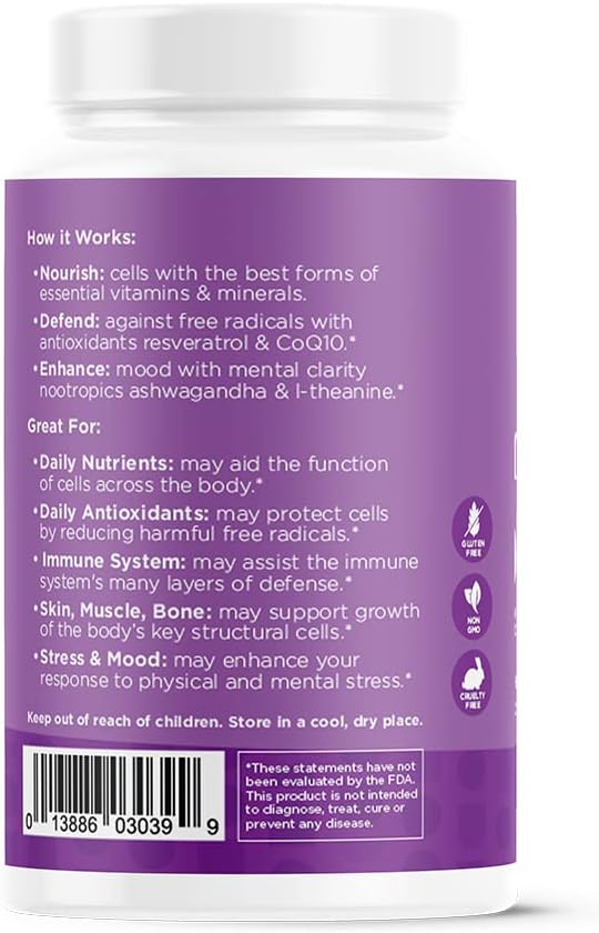 nbpure Multiguard+ Daily Multivitimin Dietary Supplement, 180 Capsules 3