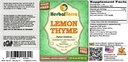 Lemon Thyme (Thymus x Citriodorus) Glycerite, Organic Dried Herb Alcohol-Free Liquid Extract (Brand Name: HerbalTerra, Proudly Made in USA) 32 fl.oz (0.95 l) 3