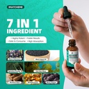 iMATCHME Sea Moss Black Seed Oil for Immune System, Gut, Skin & Energy, 7 in 1 Sea Moss Complex Liquid Drop with Spirulina, Black Elderberry, Burdock Root, Bladderwrack, Dragon Fruit Flavor, 2 Fl Oz 6