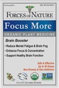 Forces of Nature Organic, Natural Focus More Brain Health Support with Dandelion & Wild Lettuce, Sublingual Tincture Helps Support Memory, Concentration, Non-GMO, 0.34 Fl Oz 5