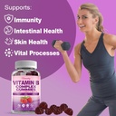 Sugar-Free Vitamin B Complex Gummies for Women - Vegan b Vitamins Complex with Methyl B12, Methyl Folate - Plus Vitamin C, Zinc, Inositol - Supports Energy, Immune, Healthy Hair, Skin (120 Count) 5