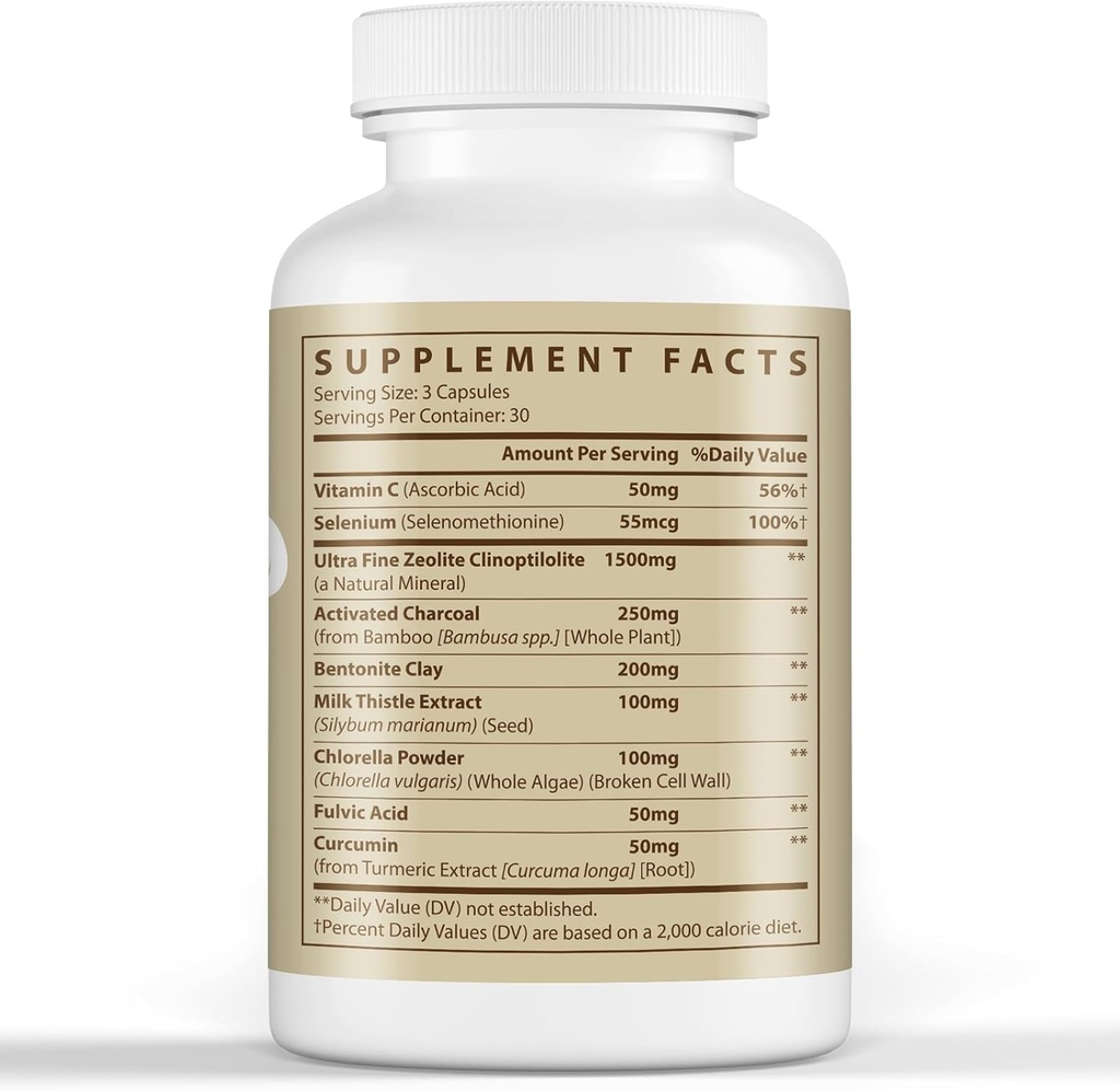 SAM-e Gummies with L-Tyrosine + Zeolite Detox Capsules 4