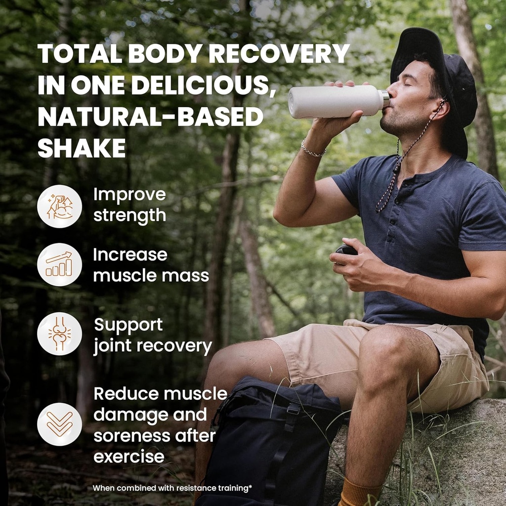 SaltWrap Protein Clinic – Total Body Recovery Shake with Collagen Peptides, HMB, Tart Cherry Extract, Pea Protein Isolate and Prebiotic Fiber for Joints & Muscle Recovery - Creamy Chocolate Fudge 4