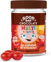 Good Day Chocolate Complete Multivitamin for Kids, Daily Supplement of Vitamins A, B6, B12, C, D, E, Folate and Biotin, Fair Trade and Non-GMO Chocolate, 2 Pack 3