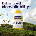 Healthy Origins Selenium 200 mcg (Seleno Excell, Fermented, Non-GMO, Gluten Free, Bladder Support, Immune Function, Cellular Support), 180 Tablets 5
