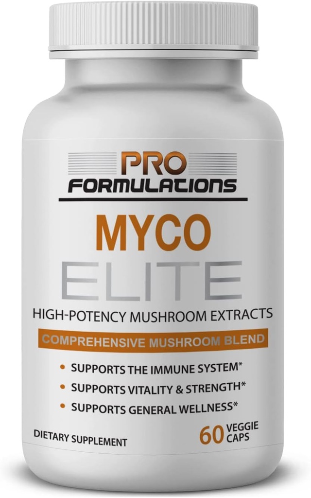 Pro Formulations MD Myco Elite – Comprehensive Mushroom Extract Blend – 60 vcaps – Superior Immune System Support - Enhanced with Reishi, Turkey Tail, Maitake and Cordyceps 2