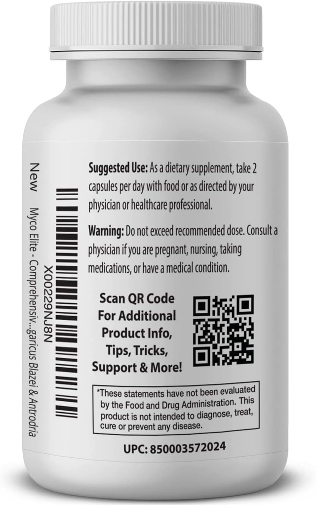 Pro Formulations MD Myco Elite – Comprehensive Mushroom Extract Blend – 60 vcaps – Superior Immune System Support - Enhanced with Reishi, Turkey Tail, Maitake and Cordyceps 4