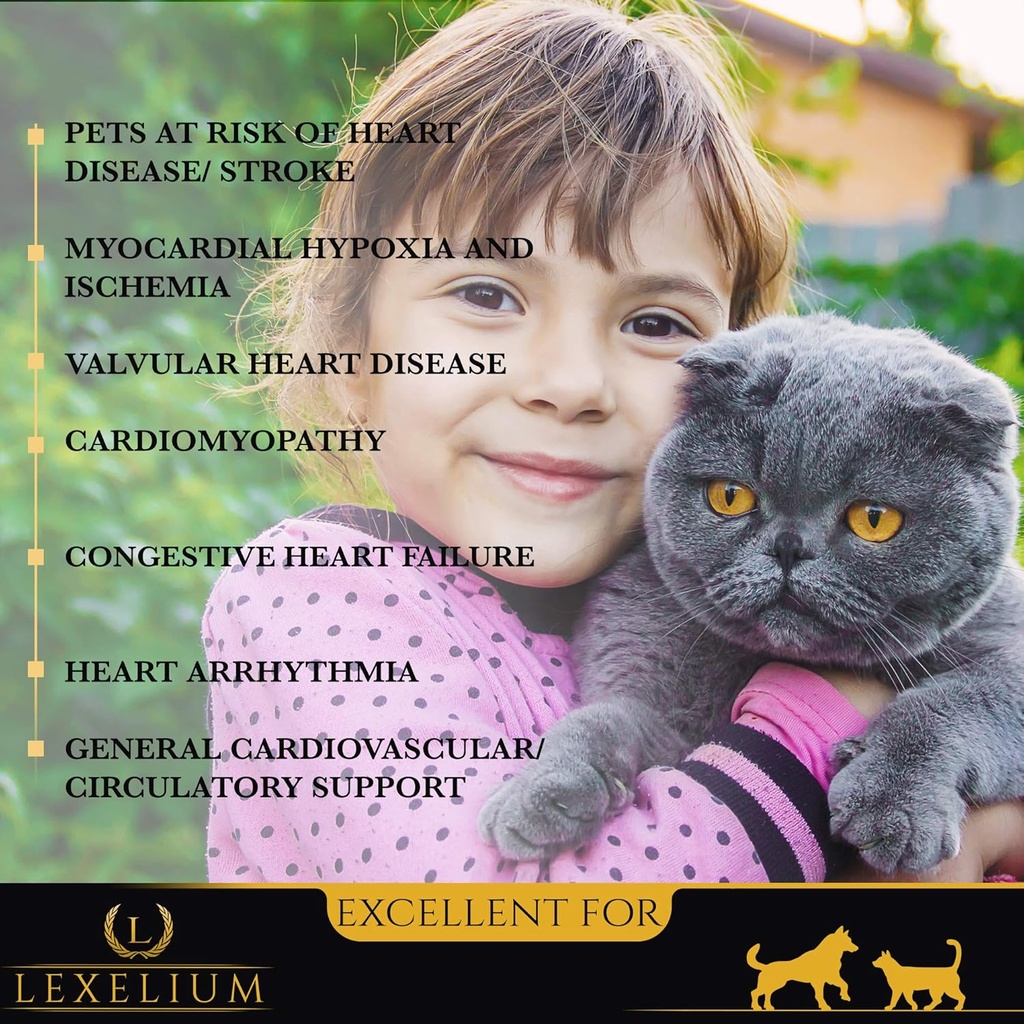 Heart Supplement for Dogs and Cats - Provides Cardiovascular & Circulatory Support & Keeps Hearts Healthy with Taurine – Optimizes Heart Function & Circulation - Easy to Mix Powder - 200g 4