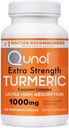 Qunol Turmeric Curcumin Supplement, Turmeric 1000mg With Ultra High Absorption, Joint Support Supplement, Extra Strength Turmeric Capsules, 2 Month Supply, 120 Count (Pack of 1) 2