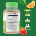 Lifeable Turmeric Curcumin Kids + Iron & Vitamin C Kids, Gummies Bundle - Great Tasting, Vitamin Supplement, Gluten Free, GMO Free, Chewable Gummy 3