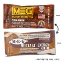 MEG (Military Energy Gum) - Cinnamon | Enhance Your Physical Performance with 100mg of Caffeine Per Piece, Ultimate Energy Boost for Workouts, Alternative to Energy Drinks | Pack of 24 4
