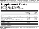 Solaray L-Lysine - 90 Tablets - Tissue & Immune System Support - Vegan, Non-GMO - 30 Servings 4