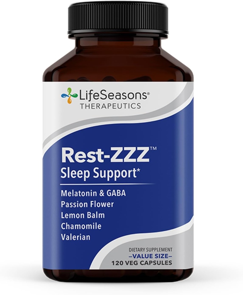 Rest-ZZZ Oral Strips - Powerful Sleep Support Supplement - Fall Asleep & Stay Asleep - Calms Nervous System - Naturally Ease Tension & Restlessness - Low Dose Melatonin GABA & Chamomile - 30 Servings 3