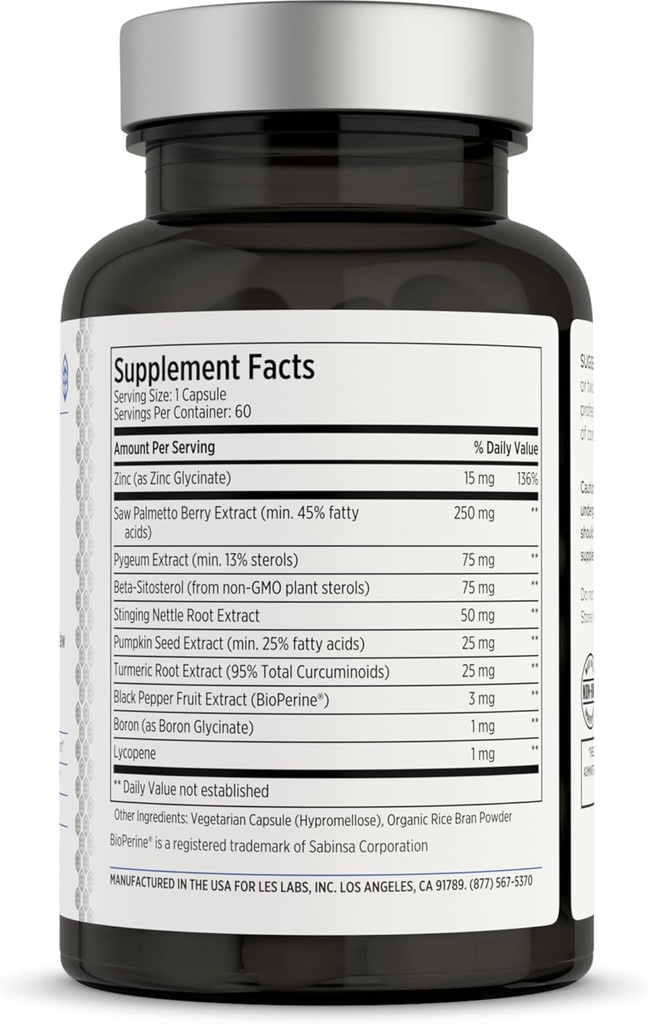 LES Labs Prostate Health and Male Heath Bundle 3