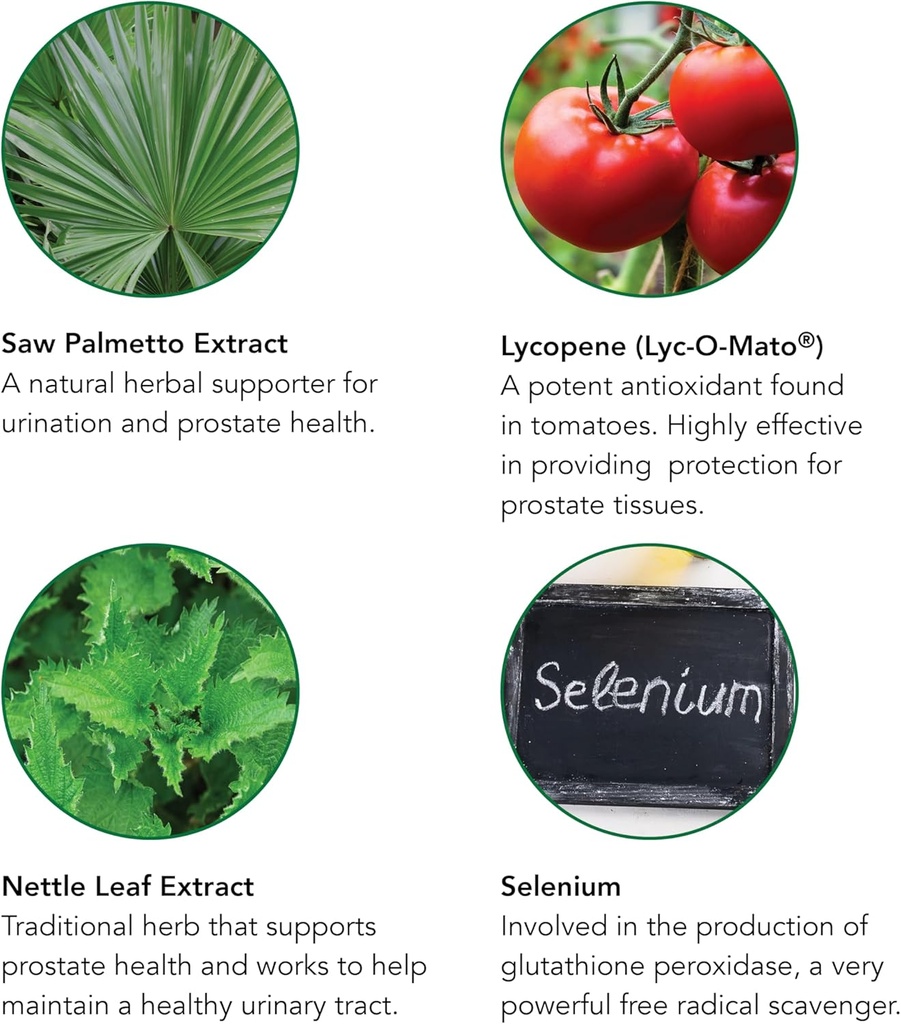 Botanic Choice Prostate 9 Complex - Prostate Supplements for Men with Saw Palmetto, Pygeum, & Lycopene - Advanced Prostate Health Supplement for Urinary Flow & Cellular Health - 30 Softgels 5