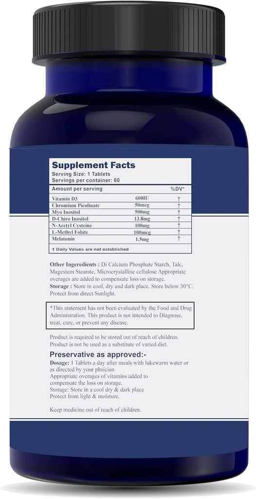 Inofil-D Energy Boost Tablets for Women, Gluten-Free, Vegetarian - (60 Tablets, Pack of 1) 4