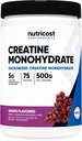 Nutricost Creatine Monohydrate Powder (Grape, 500 Gram) - Micronized Creatine Supplement - Vegan, Non-GMO, Gluten Free 2