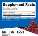 Nutricost Creatine Monohydrate Powder (Grape, 500 Gram) - Micronized Creatine Supplement - Vegan, Non-GMO, Gluten Free 3