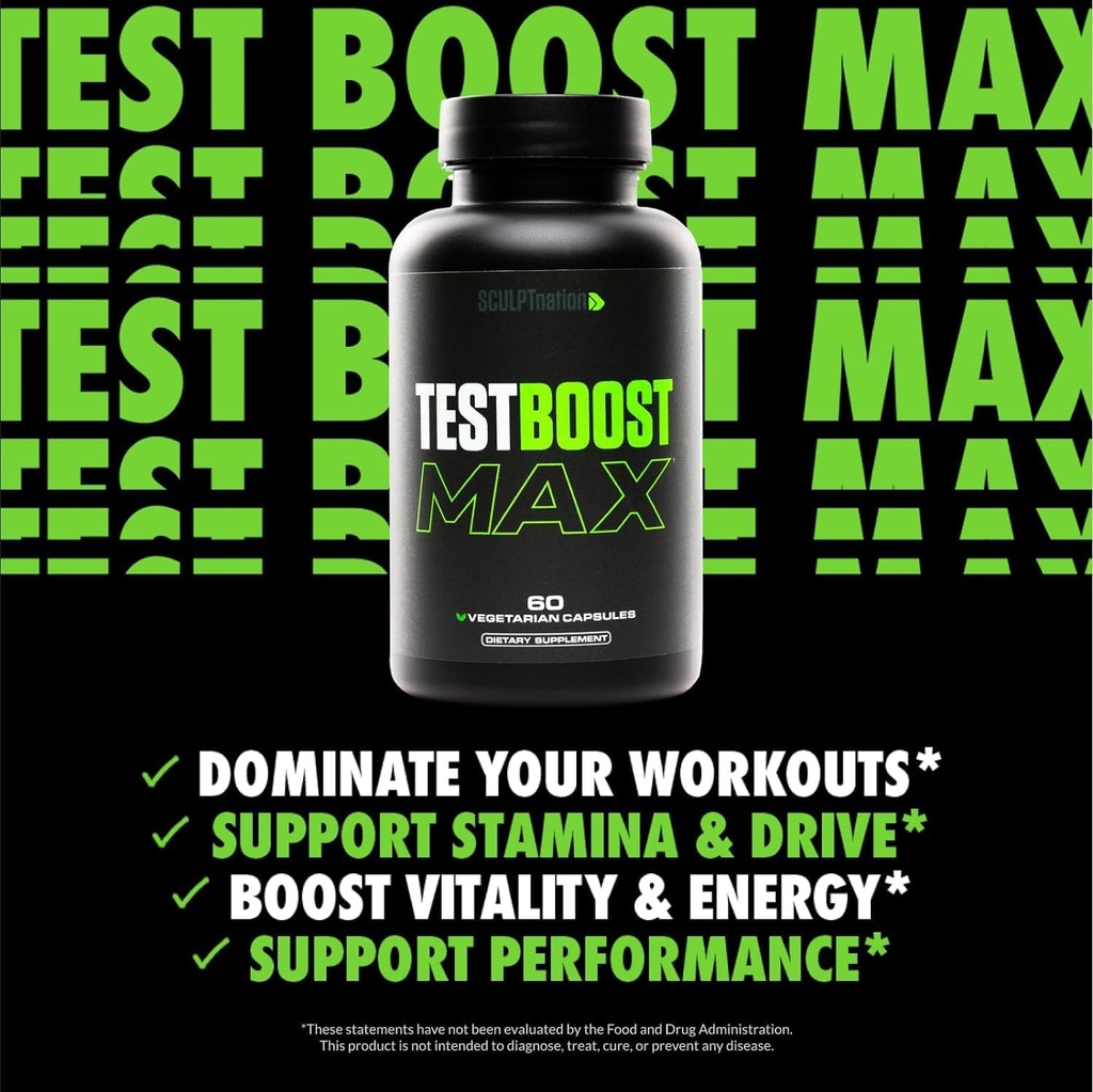 Sculpt Nation by V Shred Test Boost Max and BCAA Fruit Punch Powder Bundle 3