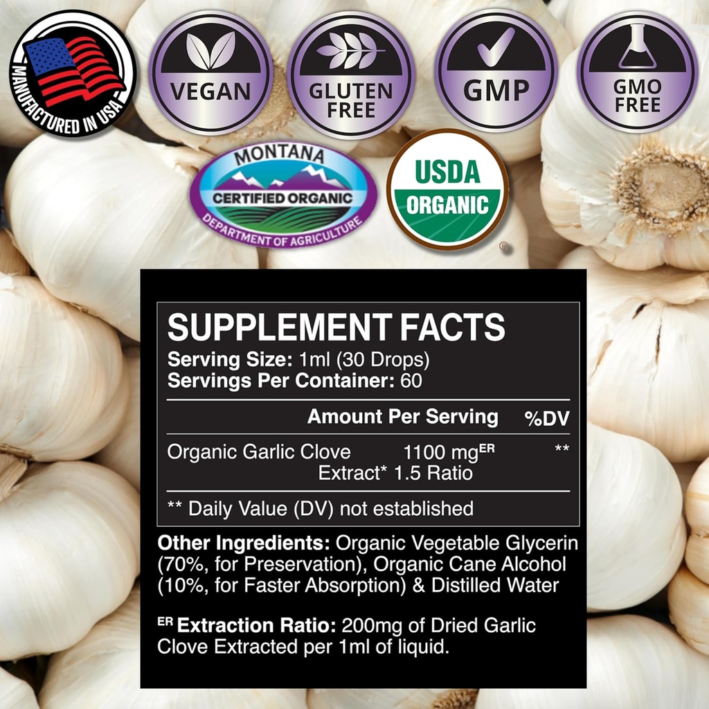 Zenmen Immune Support Bundle: Garlic Tincture and Cryptolepis Sanguinolenta Capsules 4