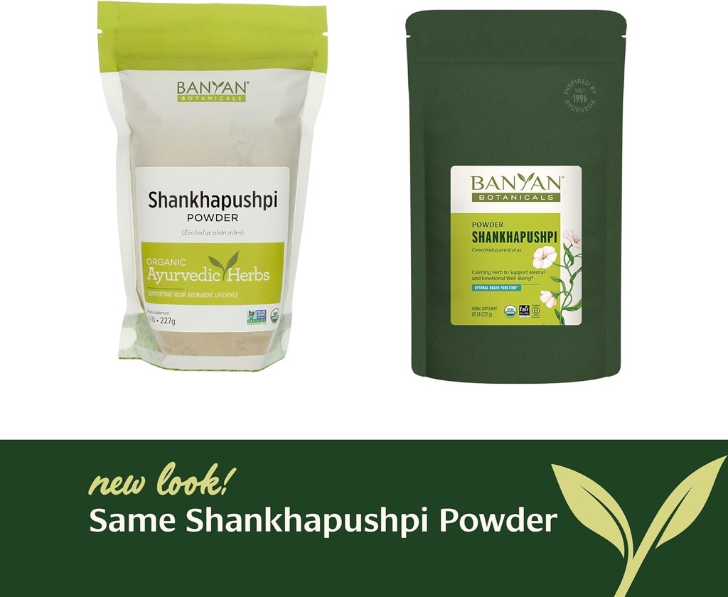Banyan Botanicals Shankhapushpi Powder – Organic Shankhapushpi (Convolvulus Prostratus) – Nootropic Herb That Promotes Stability and Calm* – ½ lb. – Non-GMO Sustainably Sourced Vegan 5