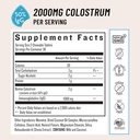 Legendairy Milk Colostrum Supplement - Premium Bovine Colostrum for Humans - 50% IgG Immunoglobulin for Immune Support & Gut Health - Energy & Muscle Recovery - Vanilla Chewable Tablets, 30 Servings 3