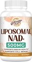 Liposomal NAD+ 500 MG Supplement, True NAD Plus Supplement, Superior Absorption, Boost NAD+ More Efficient Than Nicotinamide Riboside for Cellular Energy, Healthy Aging, 240 Serving 2