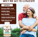 Liposomal NAD+ 500 MG Supplement, True NAD Plus Supplement, Superior Absorption, Boost NAD+ More Efficient Than Nicotinamide Riboside for Cellular Energy, Healthy Aging, 240 Serving 6
