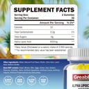 Alpha Lipoic Acid 600mg Gummies, Sugar Free Chewable ALA Supplement for Antioxidant & Nervous System Support, Brian & Skin Health, Pineapple Flavor, 120 Count 3