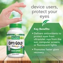 Botanic Choice Opti Gold - Premium Vision Eye Health Support Supplement with Six Powerful Nutrients - 15 mg Patented Highly Abosorbable FloraGlo Lutein Alpha Lipoic Acid - 60 Capsules 5