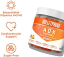 Bulletproof Vitamins A+D+K, 60 Sugar-Free Gummies, Strawberry Orange Flavor |Turmeric Sugar-Free Gummies, 60 Count, Peach Ginger 4
