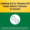 Nature Made Vitamin D3 K2 Supplement, 5000 IU (125 mcg) Vitamin D for Bone, Teeth, Muscle and Immune Support, 30 D3 and K2 Softgels, 30 Day Supply 3