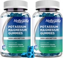 Potassium Magnesium Gummies, High Absorption Potassium Citrate 99mg Magnesium Citrate 180mg, Chewable Gummy Supplements for Leg Cramps & Muscle, 120 Count 2