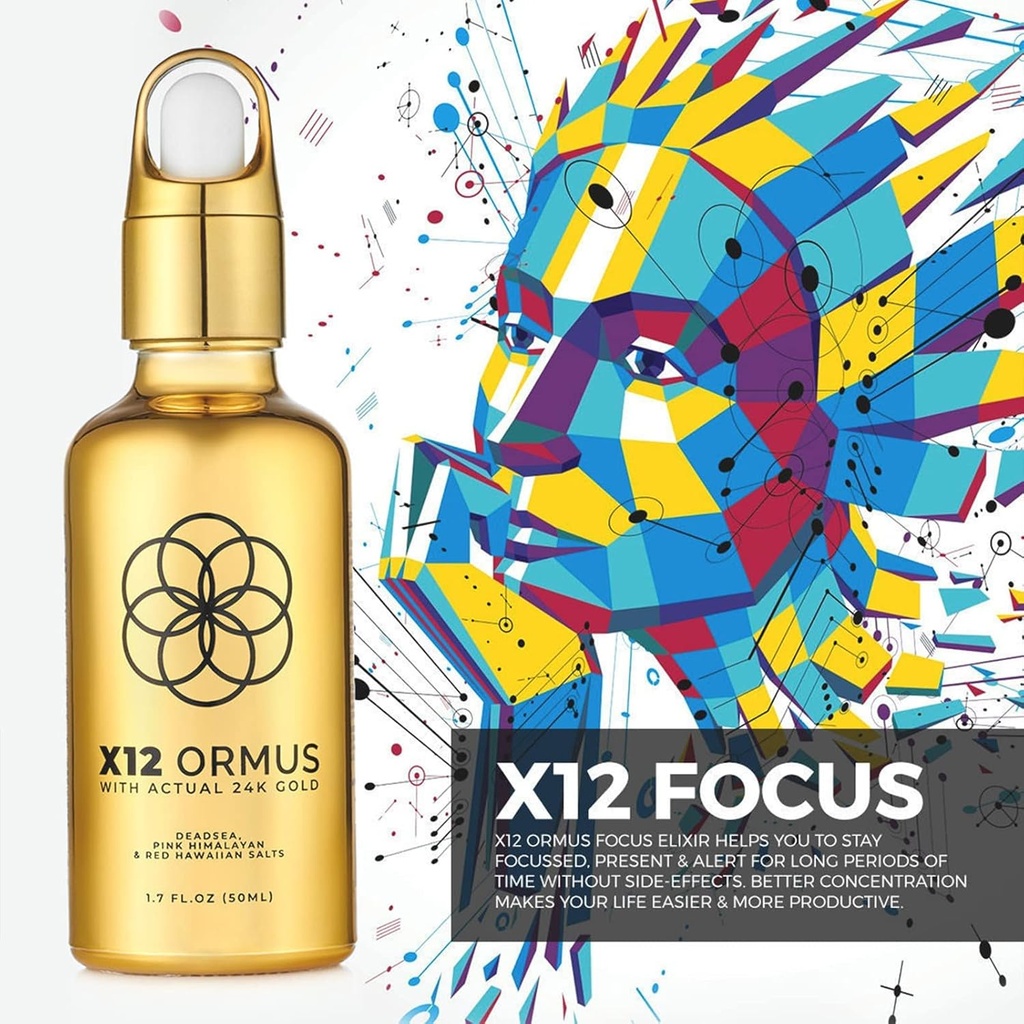Ormus Monoatomic Gold Concentrate (HIGH Potency x12) - 1.7 fl. oz (50 ml) & Natural SHILAJIT Tablets - 120 Count, Sun Dried 100% Pure Shilajit for Men & Women 4