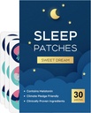 Sleep Patches, 30 Pack Upgraded Deep Sleep Patches for Adults, All Natural Deep Patch, for Men and Women, Highly Breathable And Suitable For Hot Weather，Easy to Use That Last All Night 2