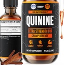 HERBIFY Quinine Tincture - Quinine Liquid Extract for Healthy Digestion - Quinine Cinchona Supplement for Better Absorption - US Made Product - for Men & Women 4oz (120ml) 2