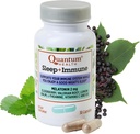 Quantum Health Sleep Immune Support Supplement Melatonin 2mg L Theanine & Valerian Root Plus Elderberry Vitamin C & D Immunity Boost - 30 Capsules 2