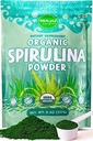MAJU's Organic Spirulina Powder (2 Pound), Dark Rich Green, Non-Irradiated, Non-GMO, Vegan, Gluten-Free, Jumbo Size 2