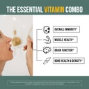 Organic Plant D3 + K2 - 10,000 iu - All-Trans MK7 from MenaQ7 (120 mcg K2)100% Organic & Plant-Based Sublingual D3 Drops (Cholecalciferol), 100% Vegan - Supports Immunity, Bone, Mood & Brain (2 Pack) 6